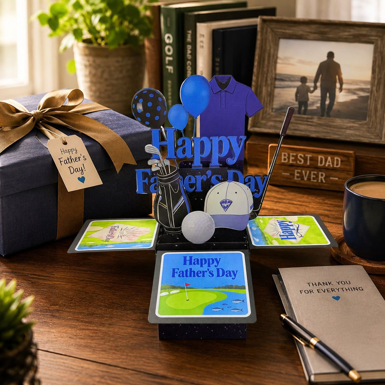 2026 New 3D Pop‑up Toolbox Father's Day Card – Creative Standing Greeting, Premium Design, with Envelope