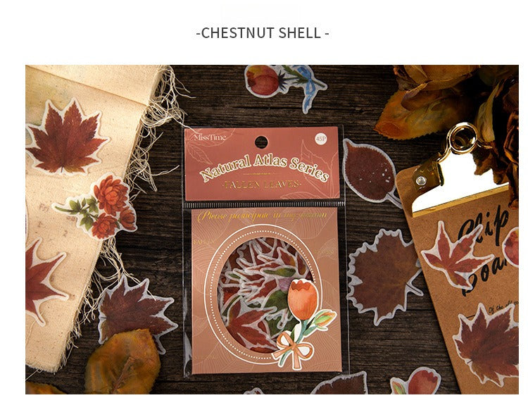 Vintage Botanical Collage Ephemera Pack – 45 Sheets, 6 Designs, Handmade Journaling & Scrapbooking Supplies