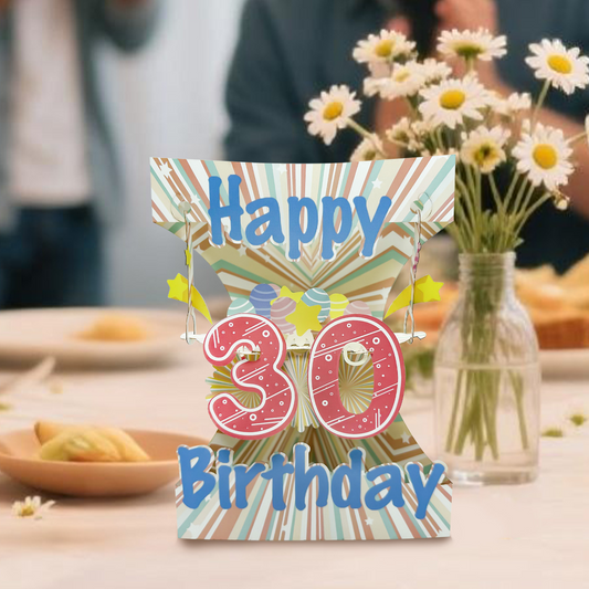 3D Pop-Up Birthday Card – Handcrafted Laser-Cut Greeting with Envelope, A Creative Keepsake for Every Celebration