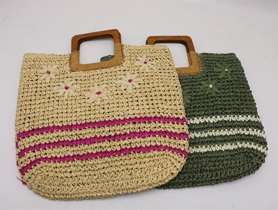 New Arrival Embroidered Paper Straw Tote Bag – Large Capacity Handwoven Shoulder Bag with Floral Embroidery, A Chic & Spacious Summer Essential for Beach, Vacation & Everyday Style