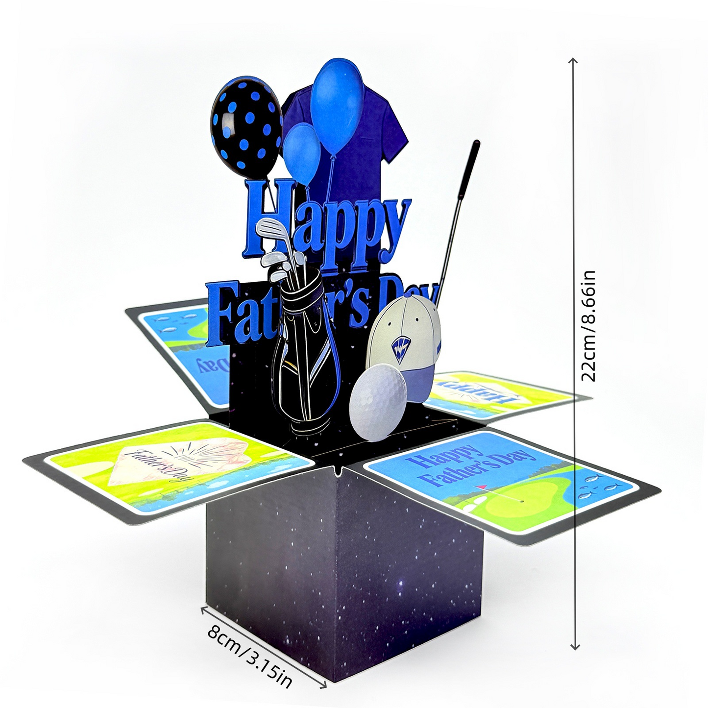 2026 New 3D Pop‑up Toolbox Father's Day Card – Creative Standing Greeting, Premium Design, with Envelope