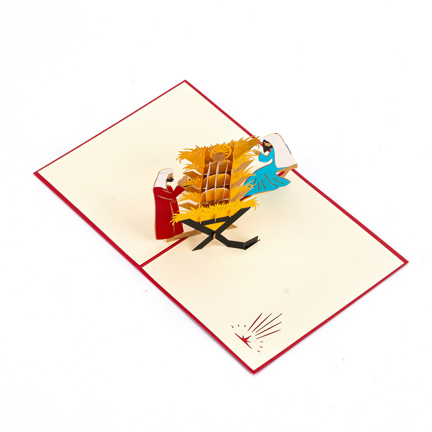3D Pop-up Ethnic Hollow-out Card – Intricate Paper-cut Art, Cultural Heritage Design, Premium Greeting with Envelope