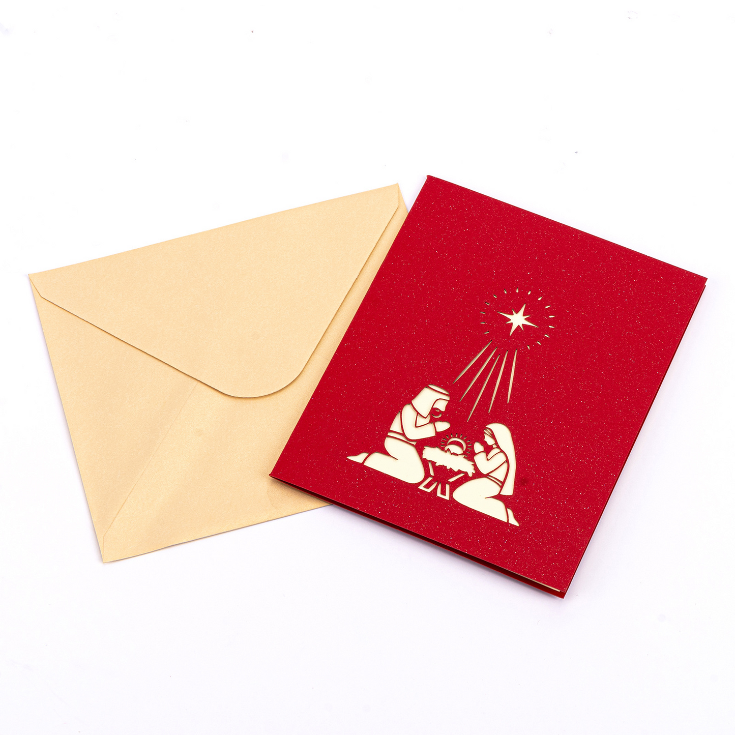 3D Pop-up Ethnic Hollow-out Card – Intricate Paper-cut Art, Cultural Heritage Design, Premium Greeting with Envelope