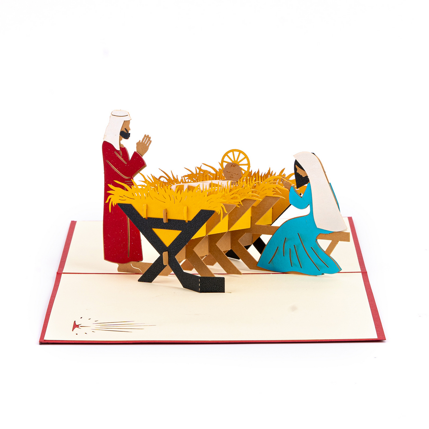 3D Pop-up Ethnic Hollow-out Card – Intricate Paper-cut Art, Cultural Heritage Design, Premium Greeting with Envelope
