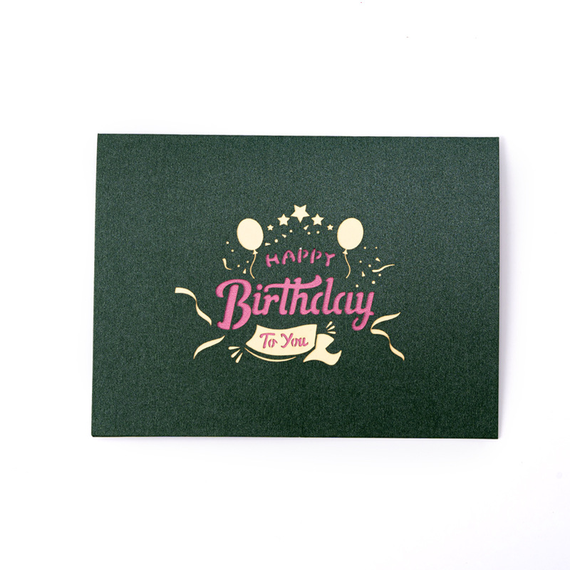 3D Pop-up Birthday Card with Rainbow Cake Design – Creative Foldable Greeting, Perfect for Anniversaries & Invitations