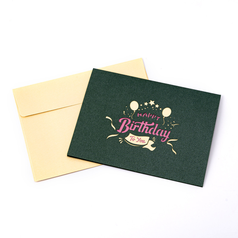 3D Pop-up Birthday Card with Rainbow Cake Design – Creative Foldable Greeting, Perfect for Anniversaries & Invitations