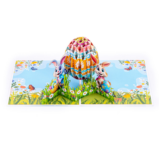 2026 New Easter 3D Pop-up Card – Creative Foldable Greeting, Perfect for Spring Celebrations & Gifts