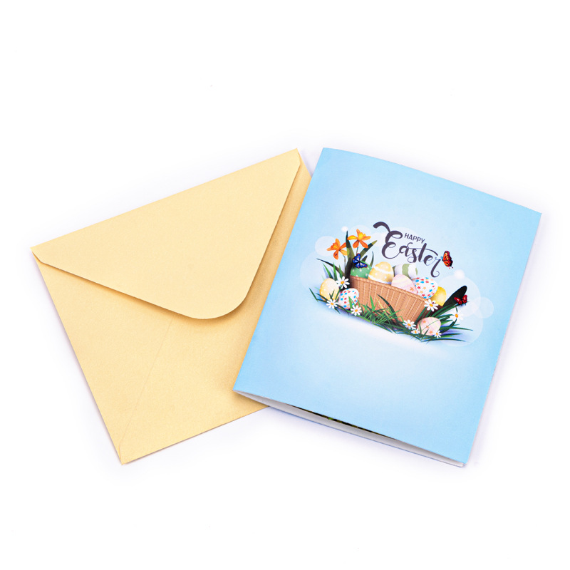 2026 New Easter 3D Pop-up Card – Creative Foldable Greeting, Perfect for Spring Celebrations & Gifts