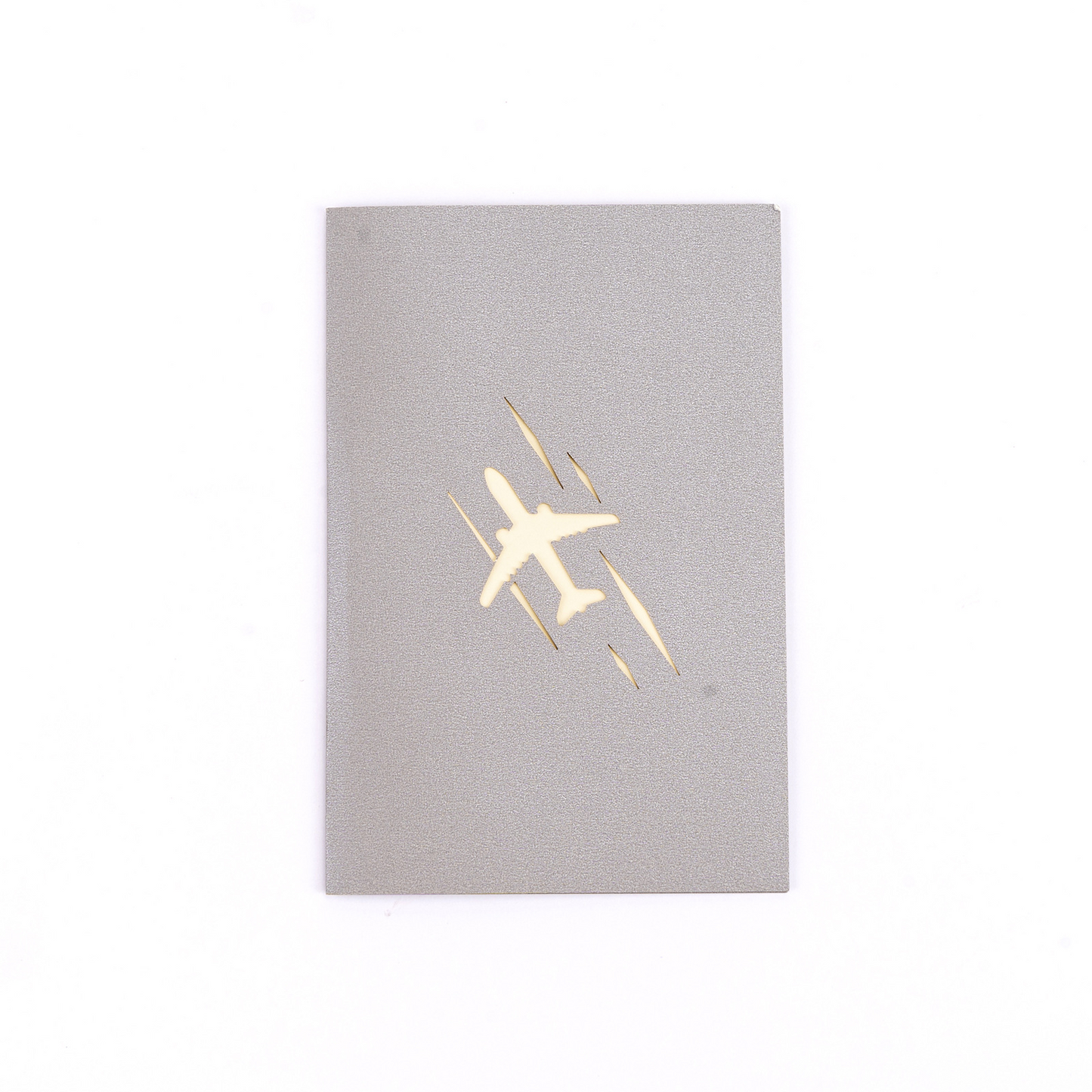 3D Pop-up Fighter Jet Card – Intricate Papercraft Airplane Model, Foldable Keepsake & Desk Decor, Perfect for Business Gifting