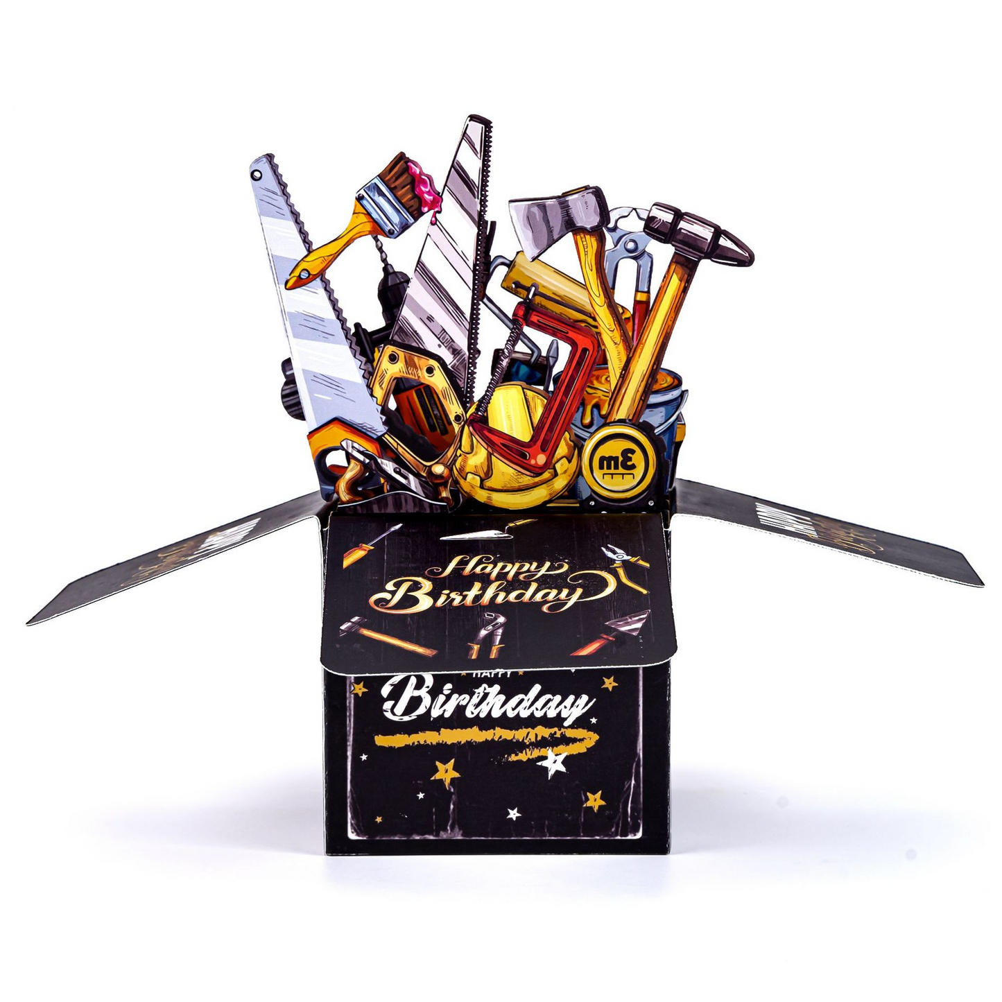 Birthday Surprise Explosion Pop-up Box Card – 3D Layered Greeting, Gift-Ready Keepsake with Envelope