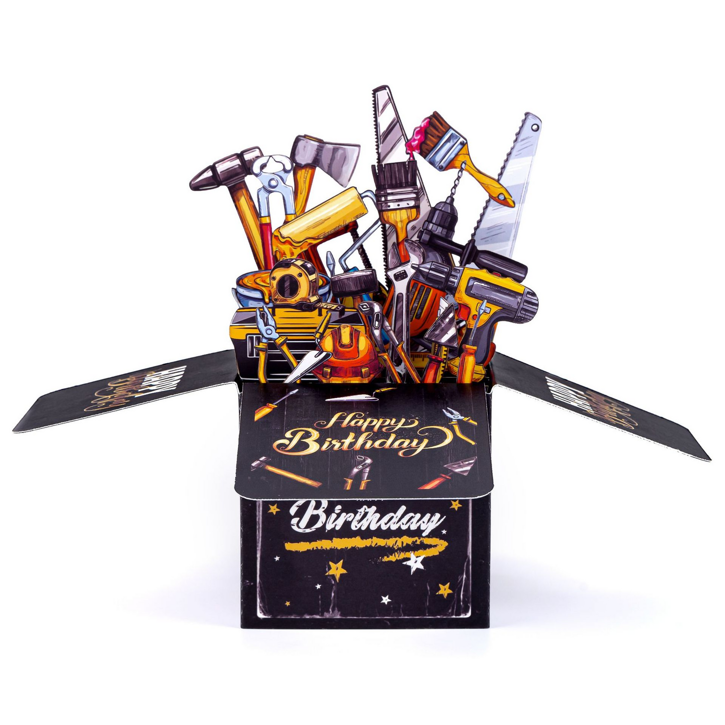 Birthday Surprise Explosion Pop-up Box Card – 3D Layered Greeting, Gift-Ready Keepsake with Envelope