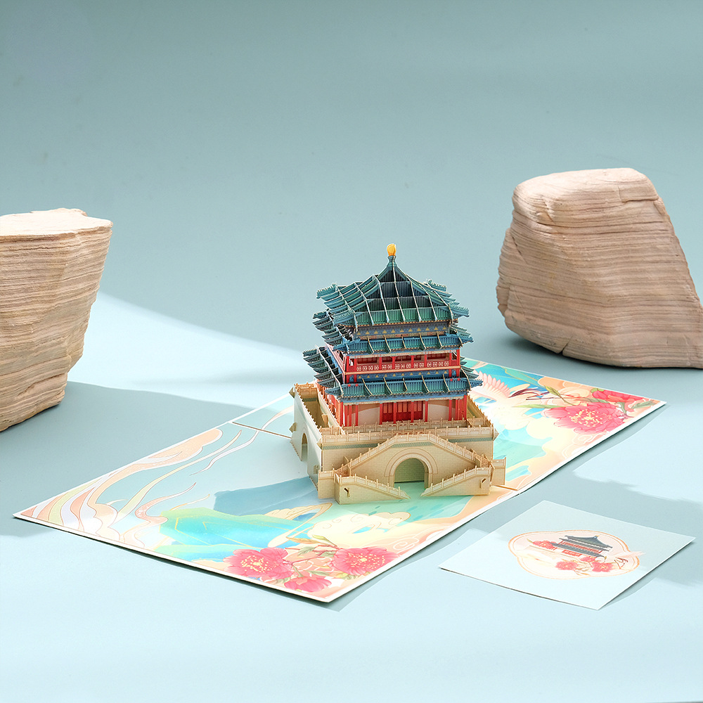 2026 New 3D Pop-up Card with Vintage Paper Art – Intricate Laser-Cut Sculpture, Premium Holiday Greeting & Gift