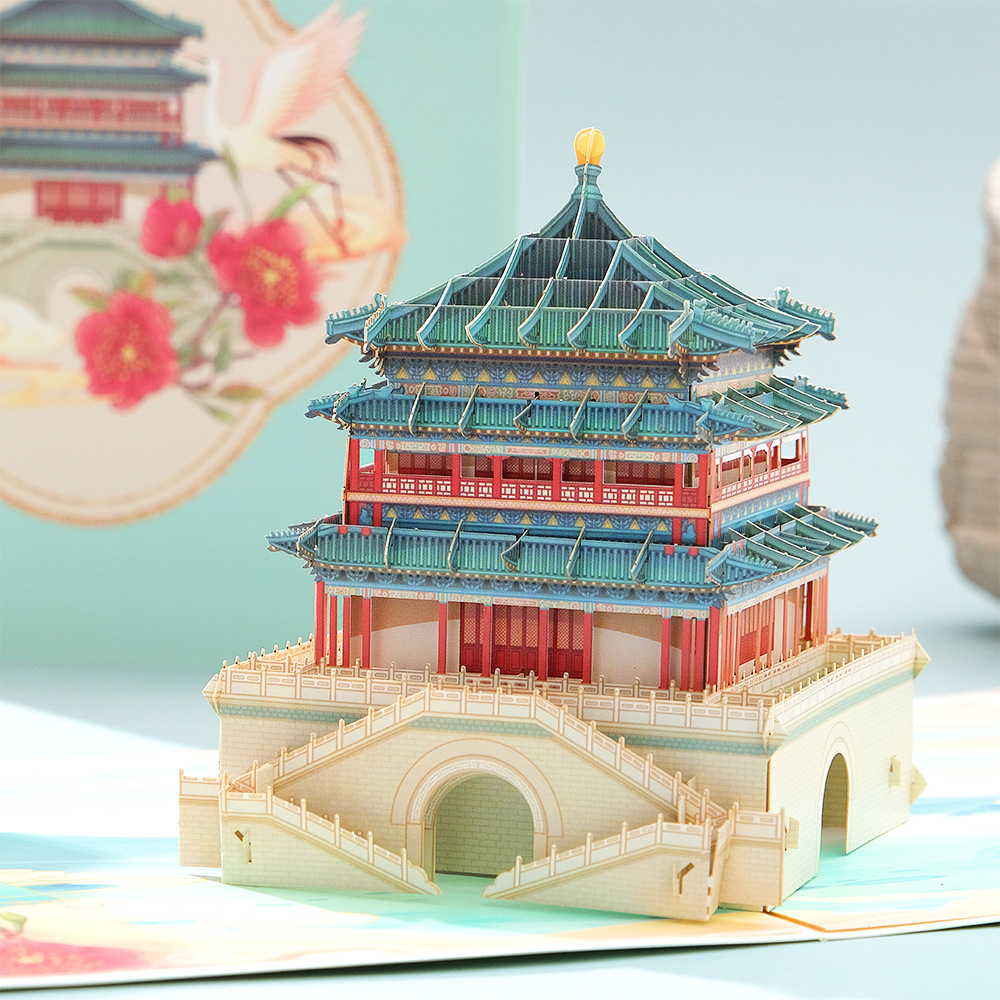 2026 New 3D Pop-up Card with Vintage Paper Art – Intricate Laser-Cut Sculpture, Premium Holiday Greeting & Gift