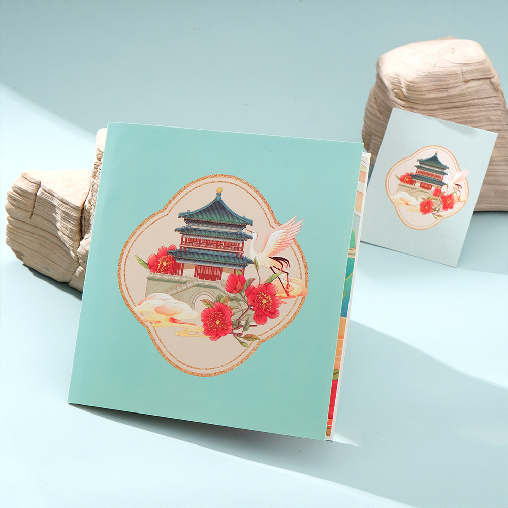 2026 New 3D Pop-up Card with Vintage Paper Art – Intricate Laser-Cut Sculpture, Premium Holiday Greeting & Gift