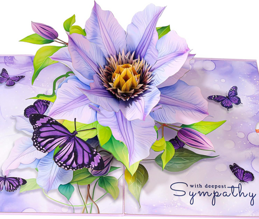3D Pop-Up Flower Card – Wholesale Handmade Floral Greeting for All Occasions, 1000 pcs Minimum Order
