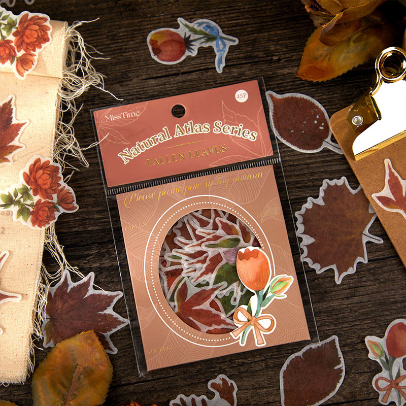 Vintage Botanical Collage Ephemera Pack – 45 Sheets, 6 Designs, Handmade Journaling & Scrapbooking Supplies