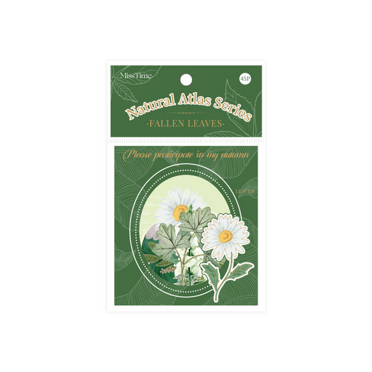 Vintage Botanical Collage Ephemera Pack – 45 Sheets, 6 Designs, Handmade Journaling & Scrapbooking Supplies
