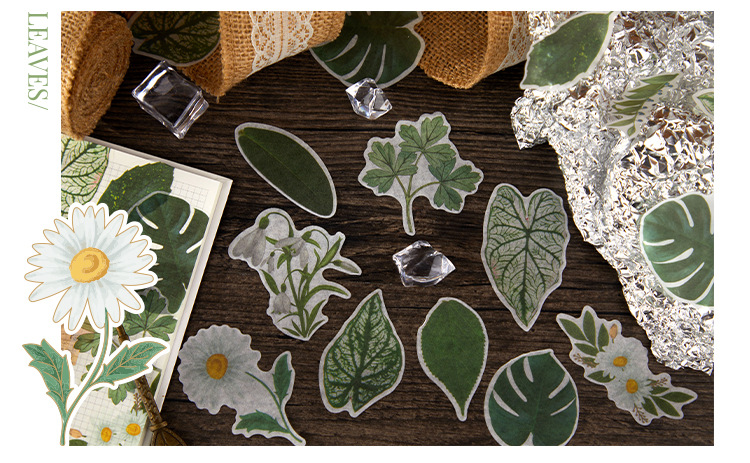 Vintage Botanical Collage Ephemera Pack – 45 Sheets, 6 Designs, Handmade Journaling & Scrapbooking Supplies