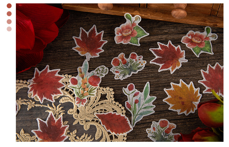 Vintage Botanical Collage Ephemera Pack – 45 Sheets, 6 Designs, Handmade Journaling & Scrapbooking Supplies
