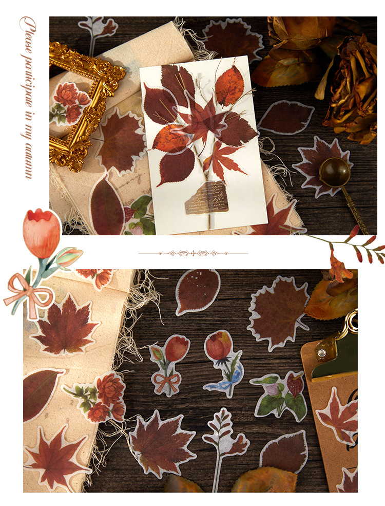 Vintage Botanical Collage Ephemera Pack – 45 Sheets, 6 Designs, Handmade Journaling & Scrapbooking Supplies