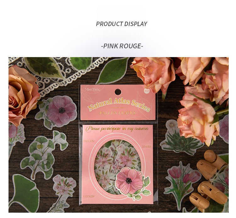 Vintage Botanical Collage Ephemera Pack – 45 Sheets, 6 Designs, Handmade Journaling & Scrapbooking Supplies