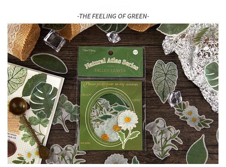 Vintage Botanical Collage Ephemera Pack – 45 Sheets, 6 Designs, Handmade Journaling & Scrapbooking Supplies