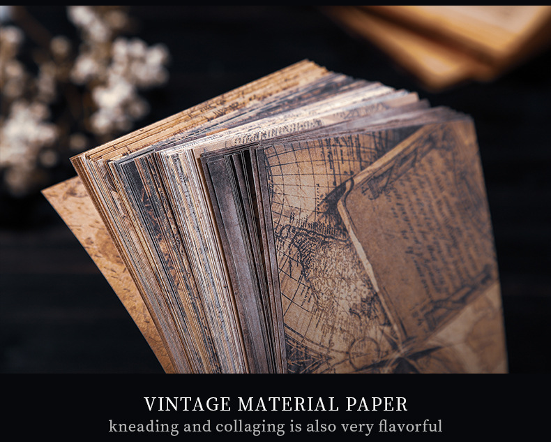 20-Piece Vintage Ocean Ephemera Pack – 4 Themed Designs, Nautical Junk Journal & Scrapbooking Supplies