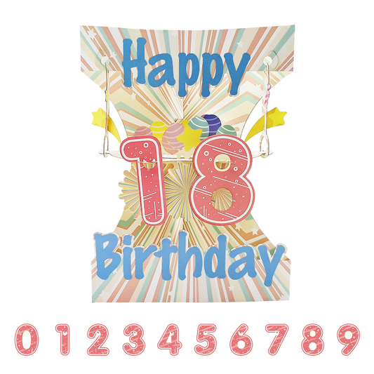 3D Pop-Up Birthday Card – Handcrafted Laser-Cut Greeting with Envelope, A Creative Keepsake for Every Celebration