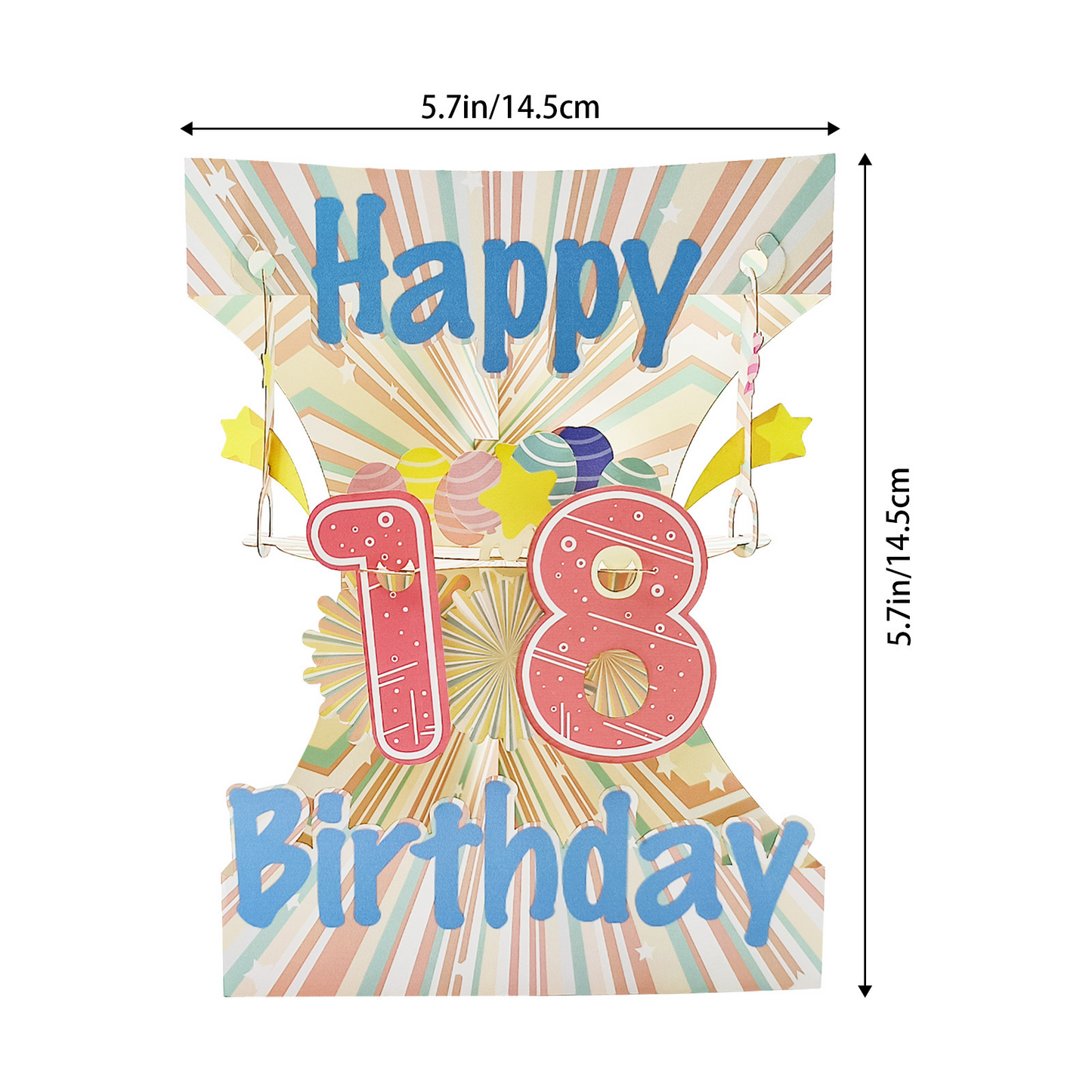 3D Pop-Up Birthday Card – Handcrafted Laser-Cut Greeting with Envelope, A Creative Keepsake for Every Celebration