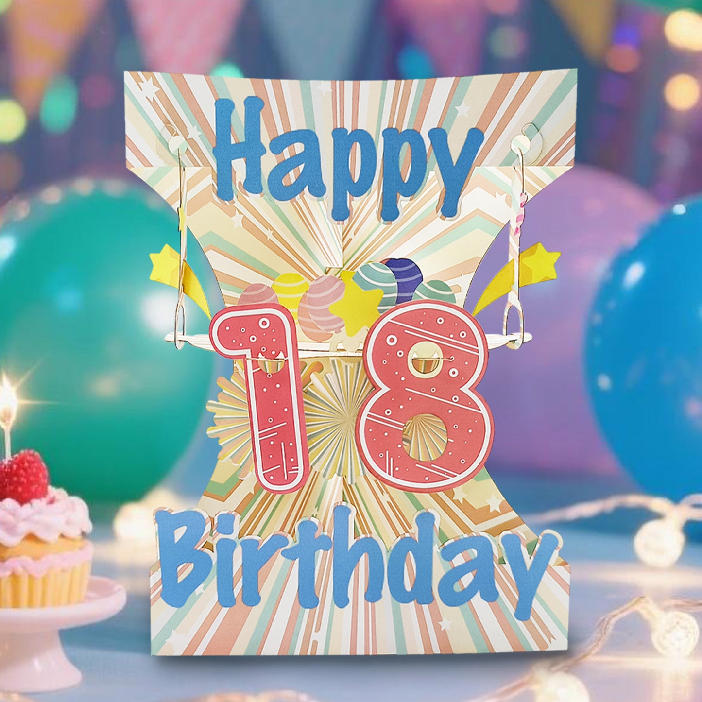3D Pop-Up Birthday Card – Handcrafted Laser-Cut Greeting with Envelope, A Creative Keepsake for Every Celebration