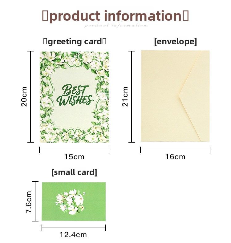 3D Pop-Up Magnolia & Butterfly Card – Handcrafted Laser-Cut Floral Greeting for Mother‘s Day, A Graceful Keepsake with Envelope