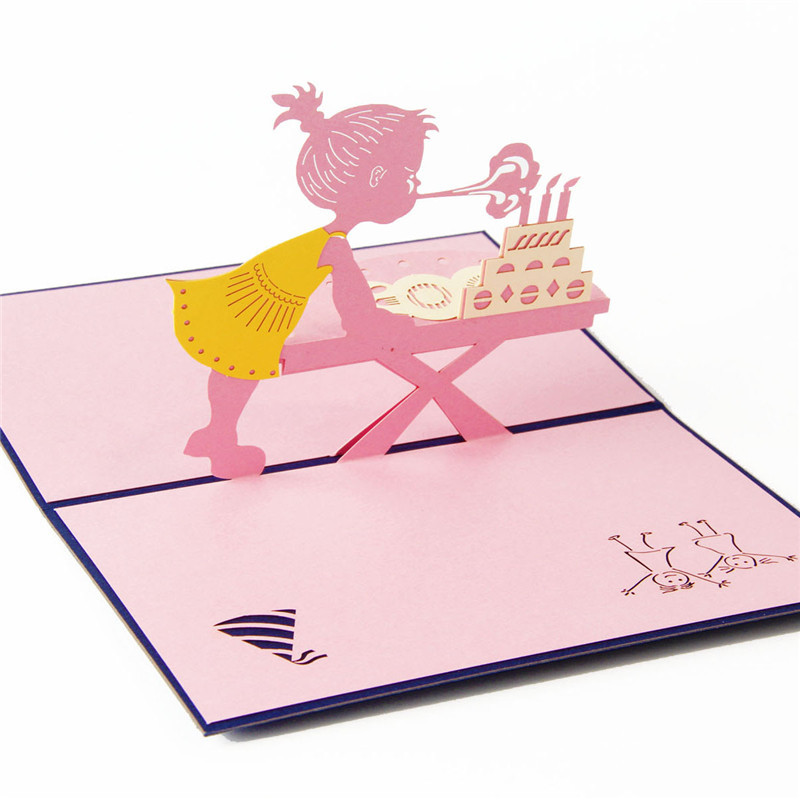 3D Pop-Up Birthday Card for Girls – Handcrafted Floral & Fairy Design with Envelope, A Creative Keepsake She‘ll Treasure