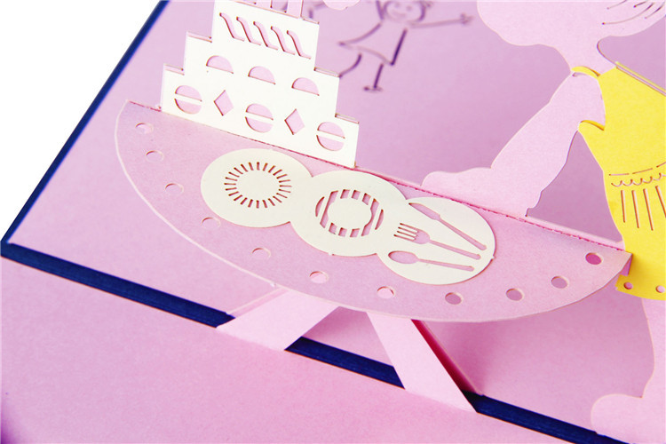 3D Pop-Up Birthday Card for Girls – Handcrafted Floral & Fairy Design with Envelope, A Creative Keepsake She‘ll Treasure