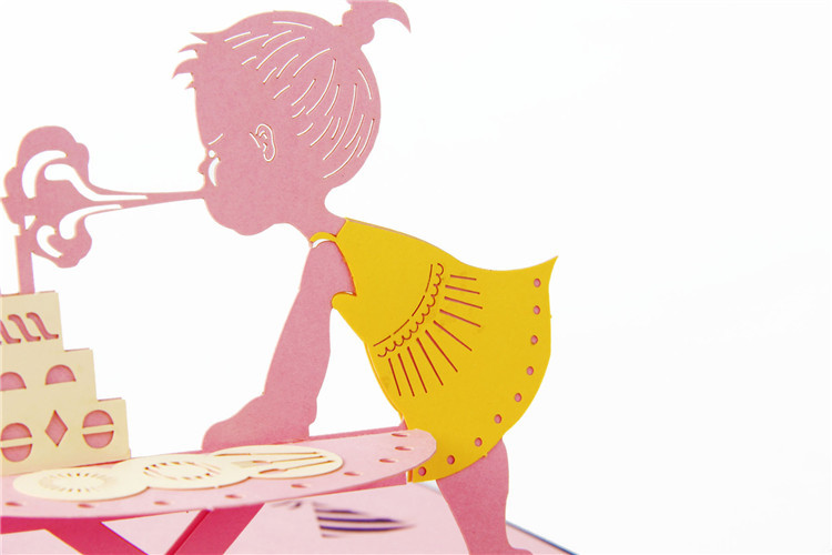 3D Pop-Up Birthday Card for Girls – Handcrafted Floral & Fairy Design with Envelope, A Creative Keepsake She‘ll Treasure