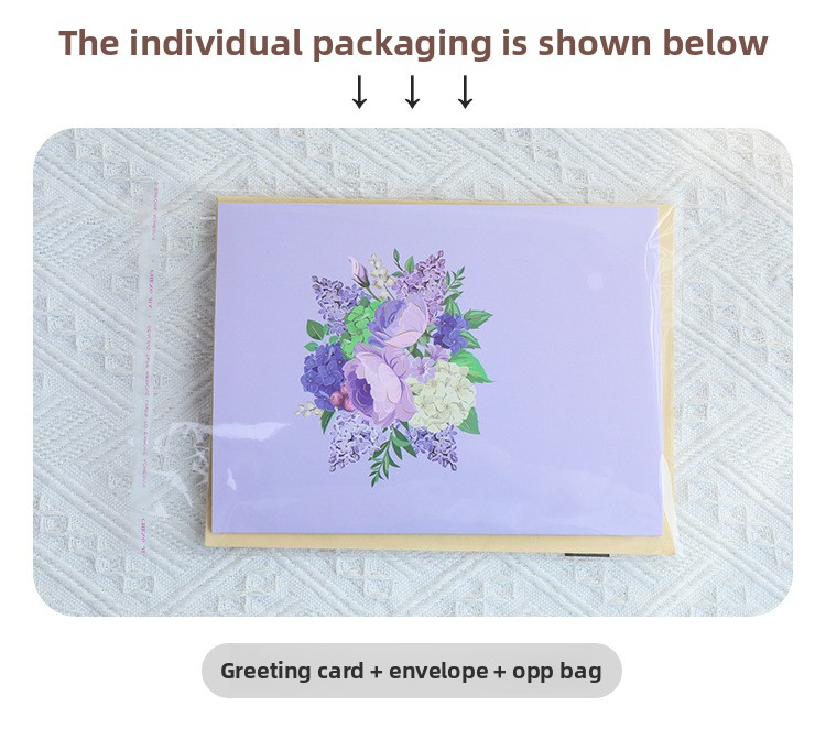 3D Pop-Up Hydrangea & Rose Vase Card – Handcrafted Laser-Cut Floral Greeting for Valentine‘s Day, A Fresh & Elegant Keepsake with Envelope