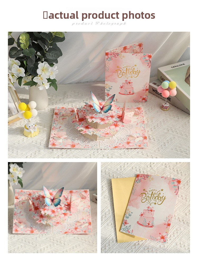 3D Pop-Up Hydrangea & Rose Vase Card – Handcrafted Laser-Cut Floral Greeting for Valentine‘s Day, A Fresh & Elegant Keepsake with Envelope