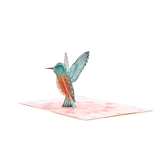 3D Pop-Up Maple Leaf & Bird Card – Handcrafted Paper Sculpture with Falling Foliage, A Romantic Keepsake for Valentine‘s Day, Birthday & Every Heartfelt Moment, with Envelope