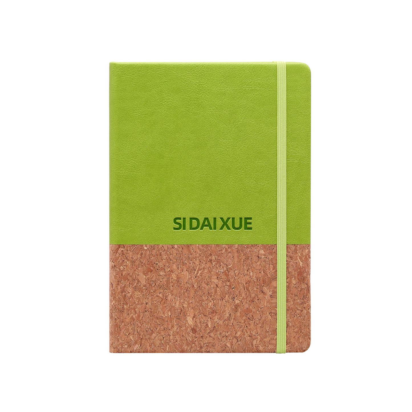 Eco-Friendly Cork Mosaic Notebook – Handcrafted Cover with Natural Cork & Fabric, A Sustainable Journal for Writing, Sketching & Everyday Inspiration