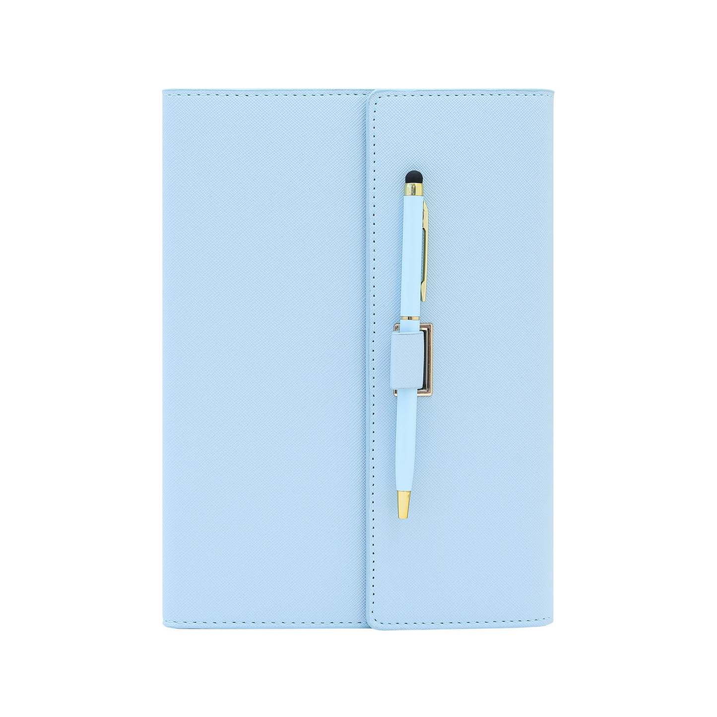 A5 Tri-Fold Pastel Notebook with Pen – Cute 3-Fold Journal Set with Matching Pen, A Sweet & Practical Keepsake for Girls, Teens & Stationery Lovers
