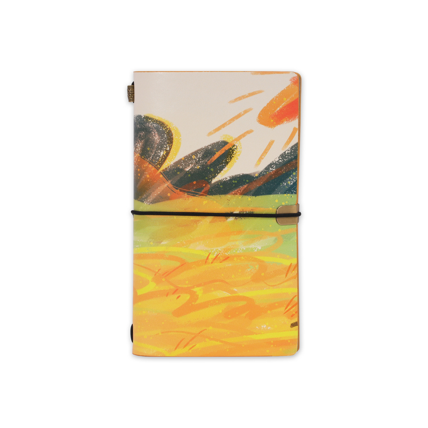 High-Aesthetic Travel Journal Notebook – Multi-Functional Portable Organizer with Built-in Pockets & Pen Holder, Perfect Gift for Travelers, Professionals & Creatives