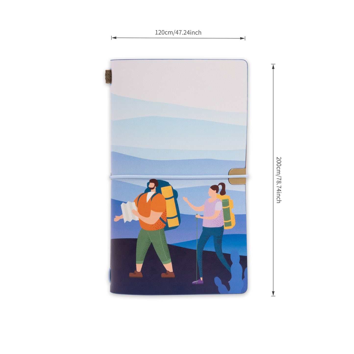 High-Aesthetic Travel Journal Notebook – Multi-Functional Portable Organizer with Built-in Pockets & Pen Holder, Perfect Gift for Travelers, Professionals & Creatives