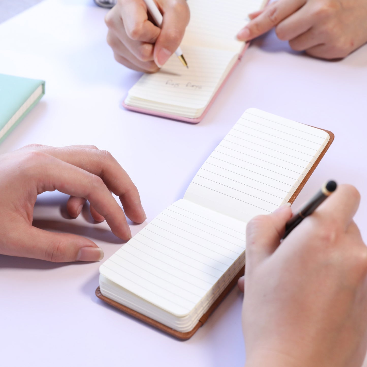A7 Pocket Notebook with Elastic Band – Single-Bound Edge PU Leather Journal with Tear-Out Pages & Woodfree Paper, A Compact Everyday Companion for Notes & Ideas