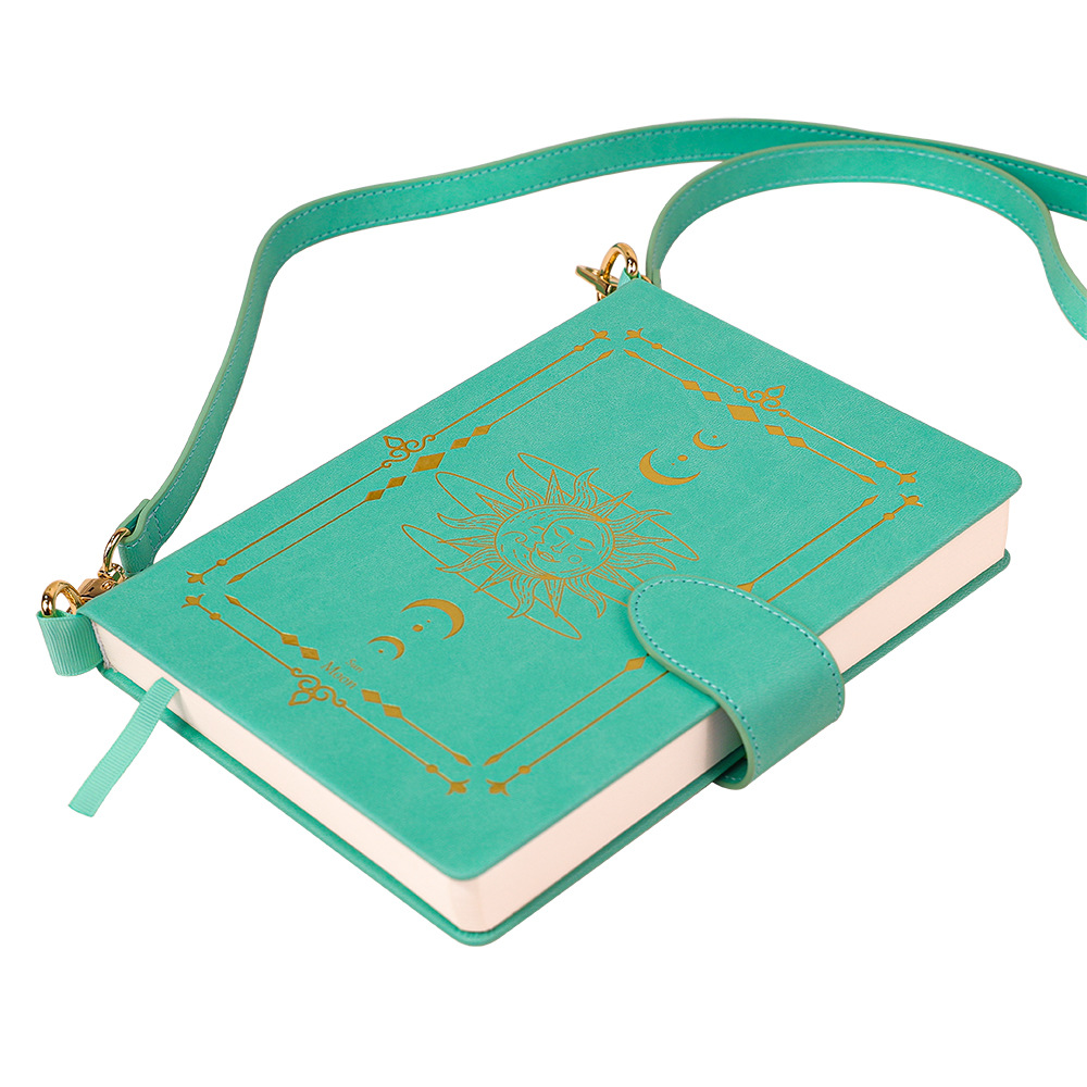Handbag-Style PU Leather Notebook – Trendy Zipper Closure Journal with Card Slots & Pen Holder, A Fashion-Forward Keepsake for Women on the Go