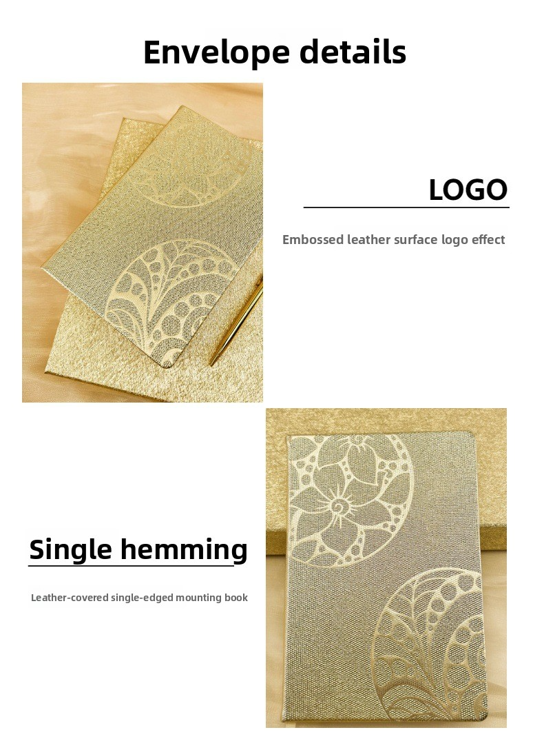 Premium Metallic Gold & Silver PU Leather Notebook – Customizable Embossed Journal with Foil Stamping, A Luxurious Keepsake for Writing, Gifting & Branding