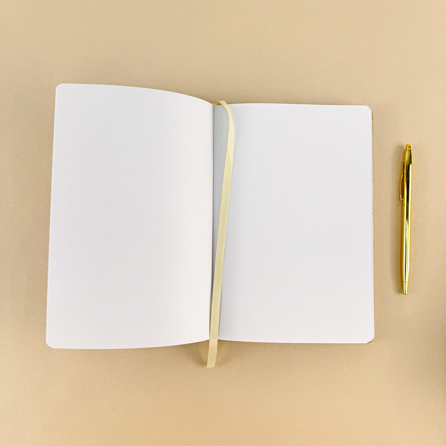 Premium Metallic Gold & Silver PU Leather Notebook – Customizable Embossed Journal with Foil Stamping, A Luxurious Keepsake for Writing, Gifting & Branding