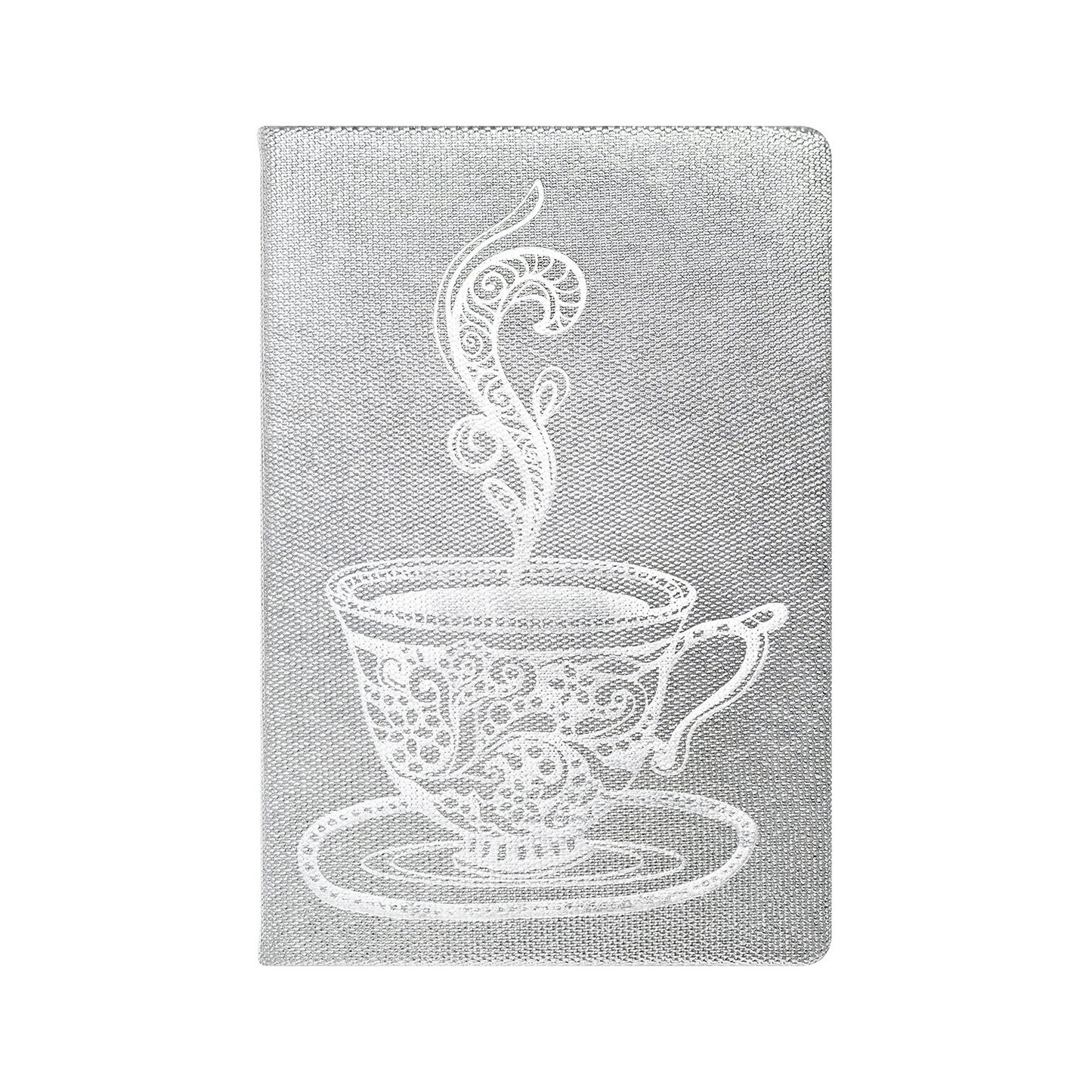 Premium Metallic Gold & Silver PU Leather Notebook – Customizable Embossed Journal with Foil Stamping, A Luxurious Keepsake for Writing, Gifting & Branding