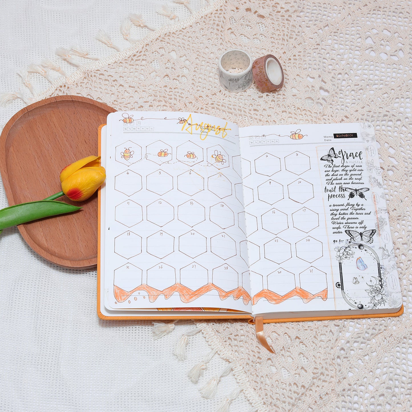 Embroidered Fabric Business Notebook – High-Aesthetic Hardcover Journal with Premium Paper, A Sophisticated Keepsake for Professionals, Creatives & Thoughtful Gifting