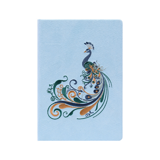 Embroidered Fabric Business Notebook – High-Aesthetic Hardcover Journal with Premium Paper, A Sophisticated Keepsake for Professionals, Creatives & Thoughtful Gifting