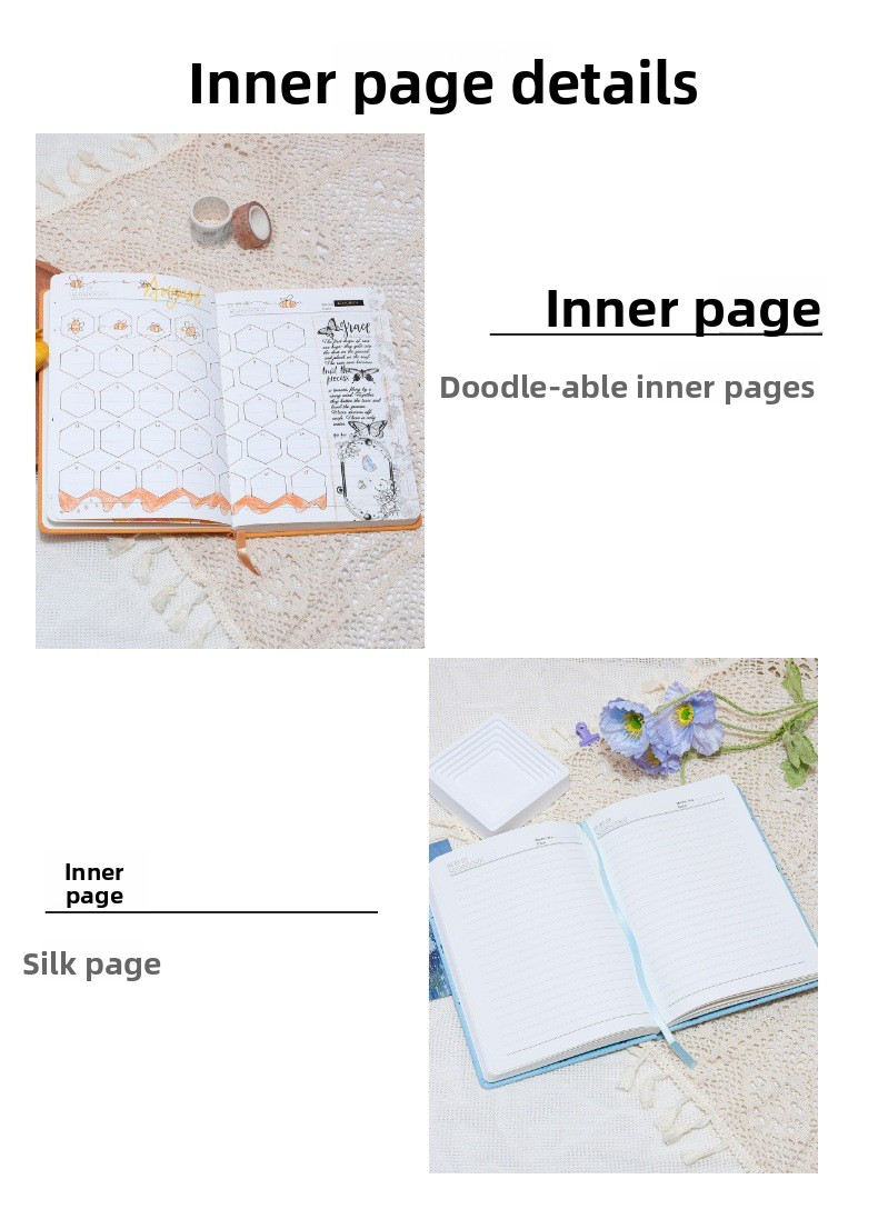 Embroidered Fabric Business Notebook – High-Aesthetic Hardcover Journal with Premium Paper, A Sophisticated Keepsake for Professionals, Creatives & Thoughtful Gifting