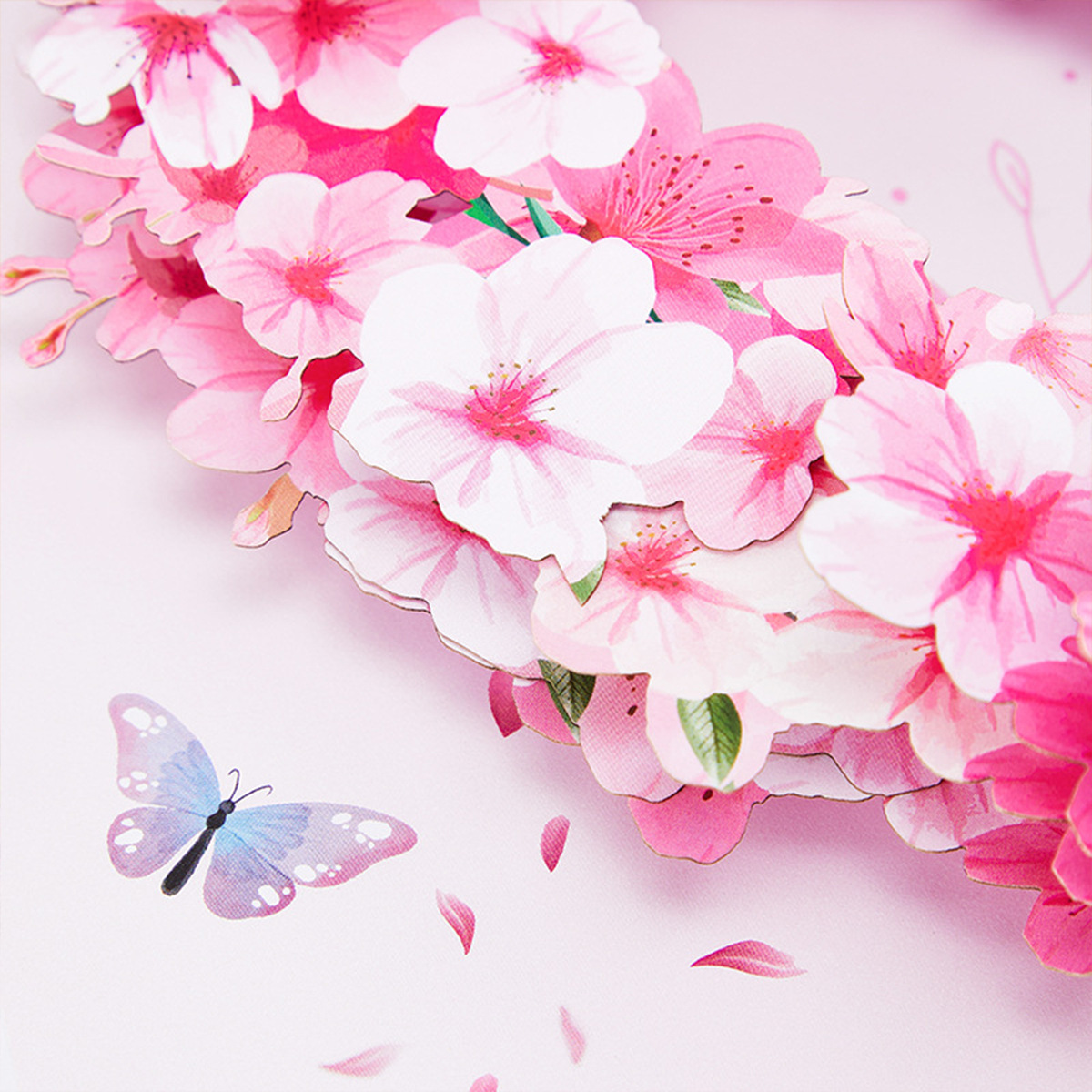 3D Pop-Up Heart & Butterfly Floral Card – Handcrafted Laser-Cut Greeting with Elegant Design, A Premium Keepsake for Birthday, Mother‘s Day & Gratitude, with Envelope